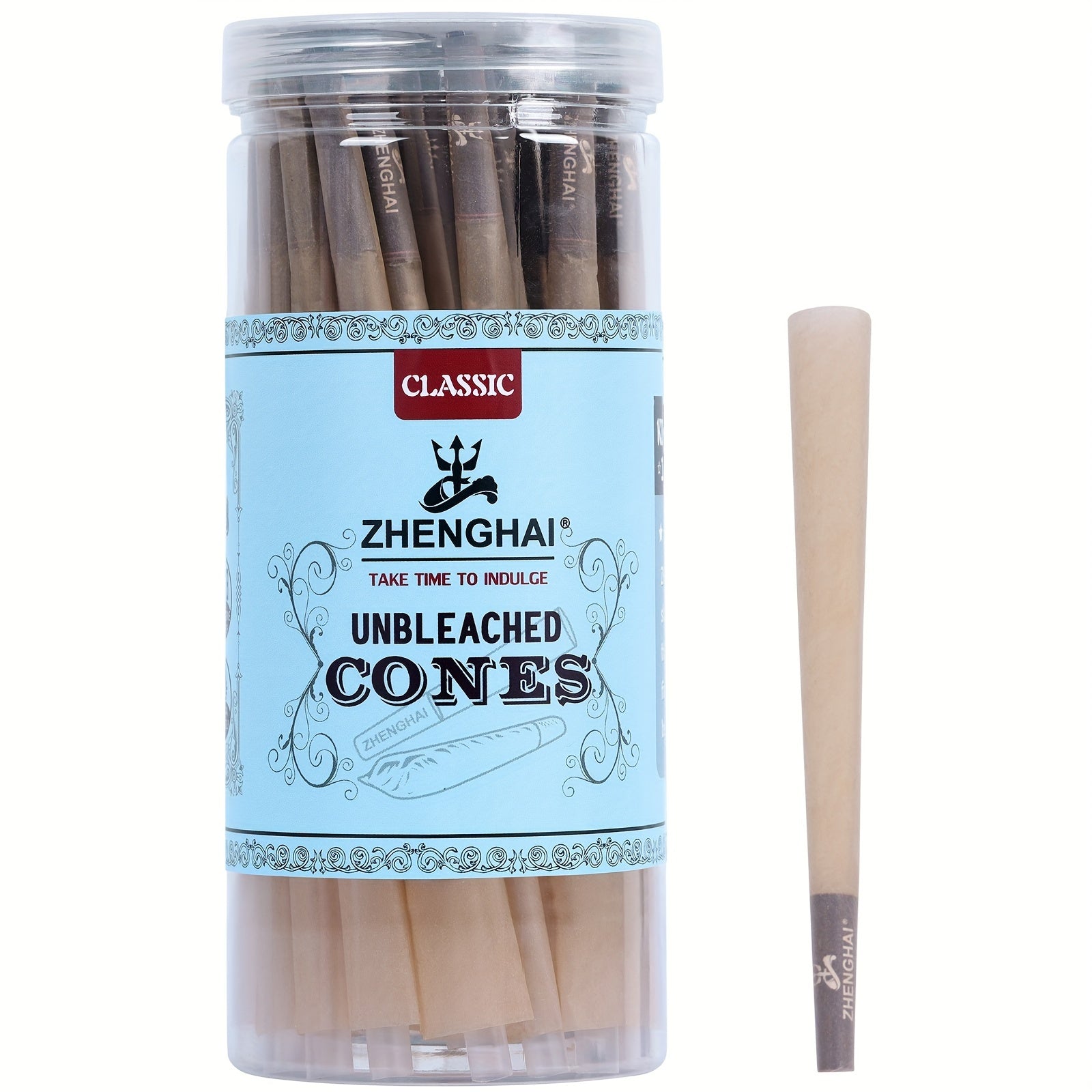 ZHENGHAI 50Pack King Size 109mm Pre-Rolled Tapered Paper Cones With Cone Loader, Tips & Packing Tubes, Ideal For Herb Grinder, Perfect Household Gadget And Gift Idea - Premium  from Lizard Vigilante - Just $9.99! Shop now at Lizard Vigilante