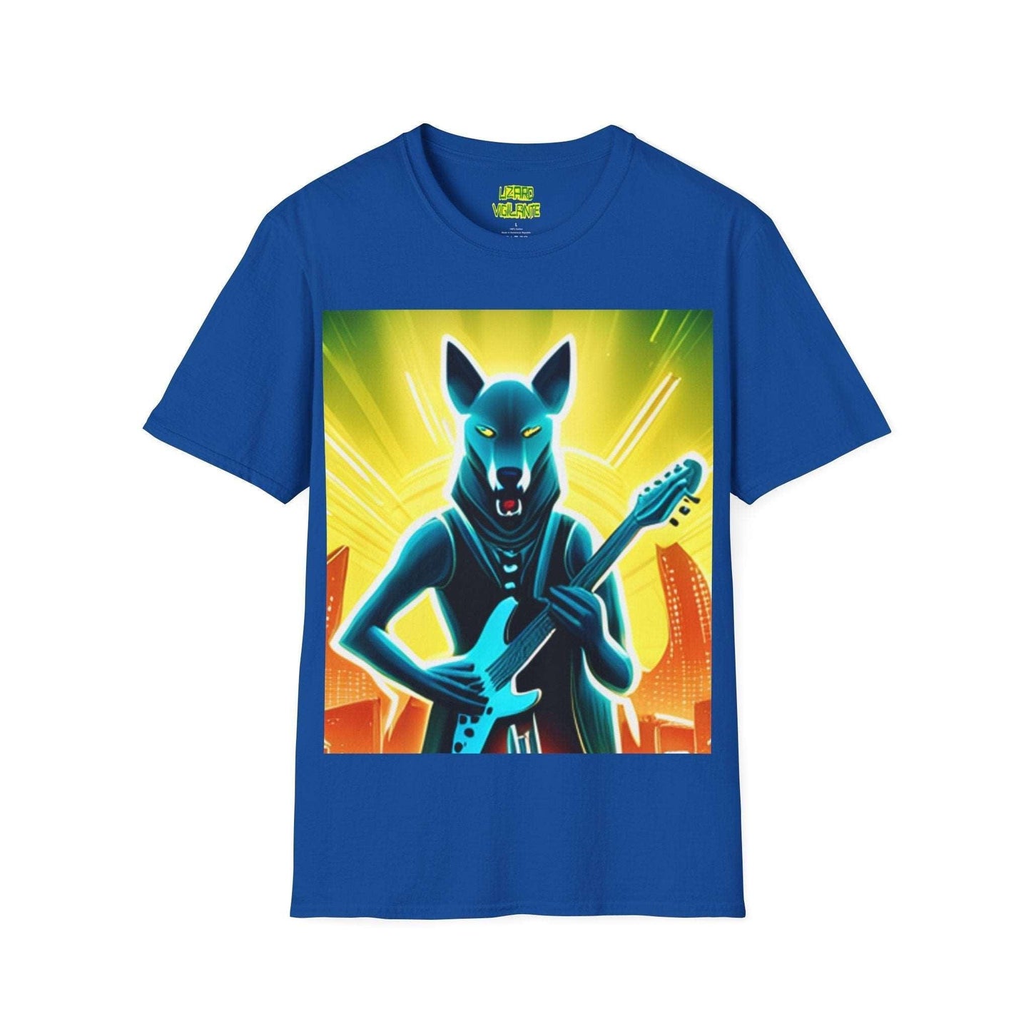 7-String Dog Unisex Softstyle T-Shirt - Premium T-Shirt from Printify - Just $24.45! Shop now at Lizard Vigilante