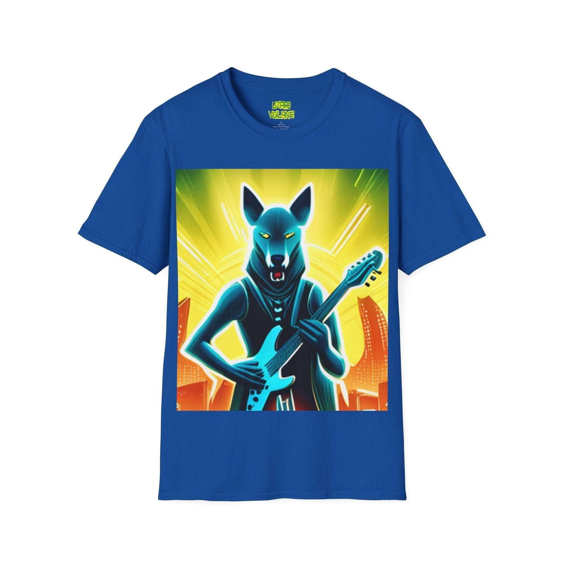 7-String Dog Unisex Softstyle T-Shirt - Lizard Vigilante