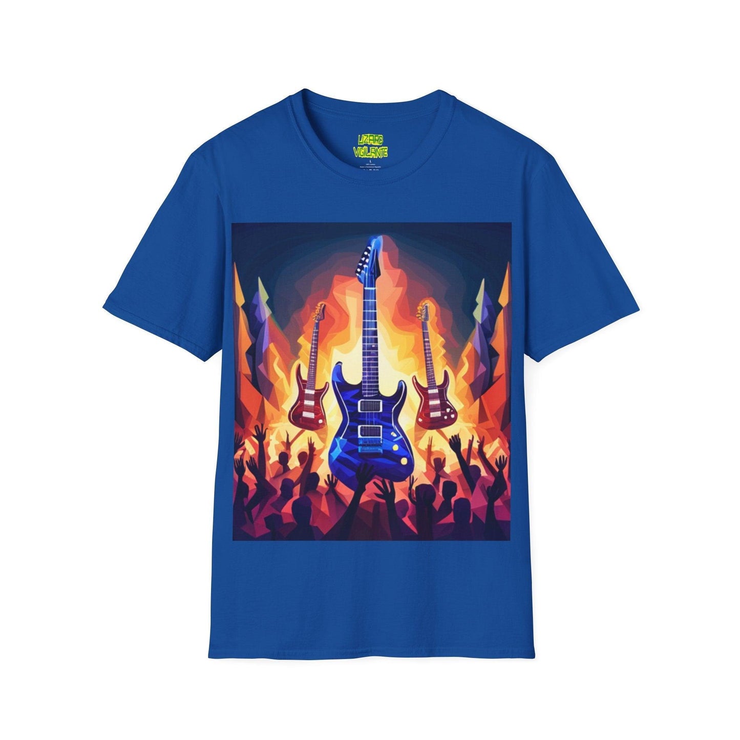 Concert Hero Guitars Unisex Softstyle T-Shirt - Lizard Vigilante