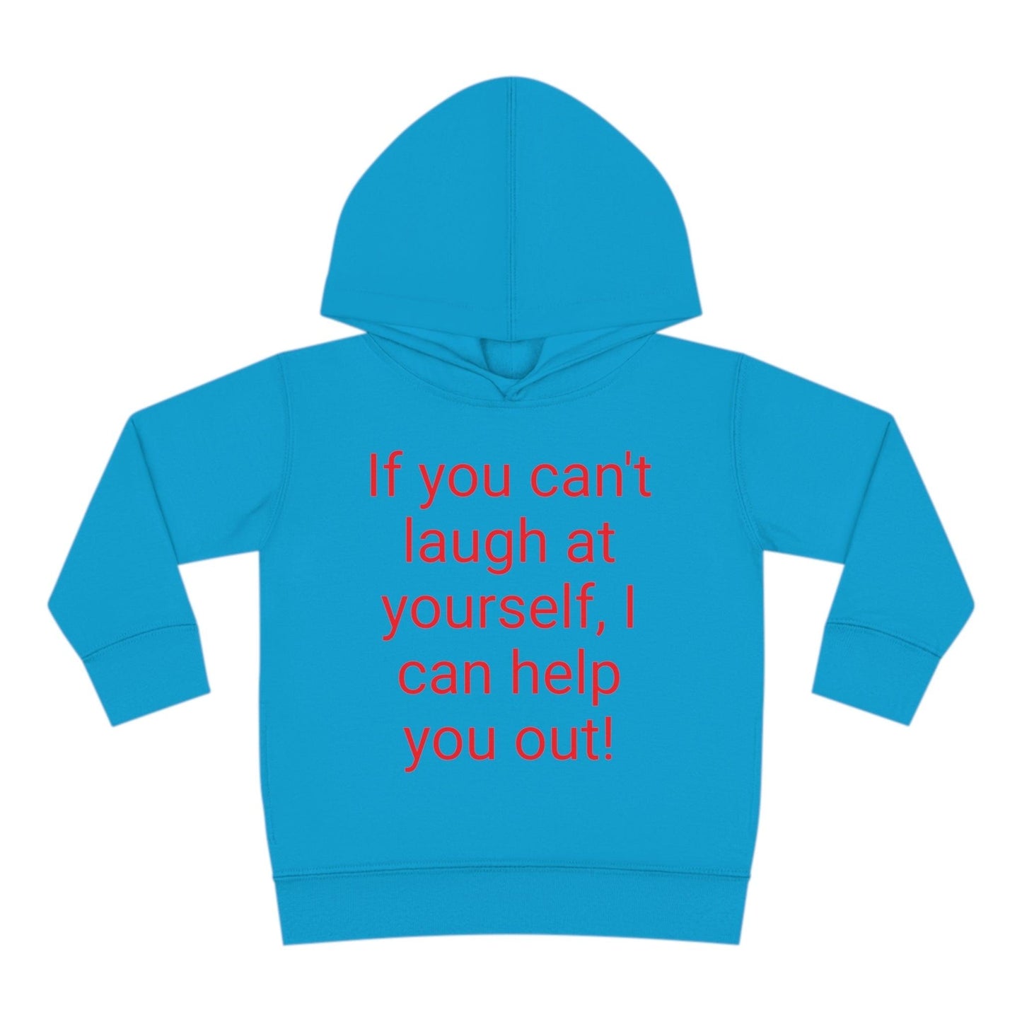 If You Can't laugh Toddler Pullover Fleece Hoodie - Lizard Vigilante