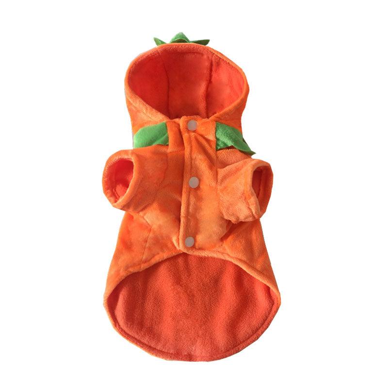 Pumpkin Demon Transformation Pet Costume - Spooky Halloween Attire For Your Furry Friend!
