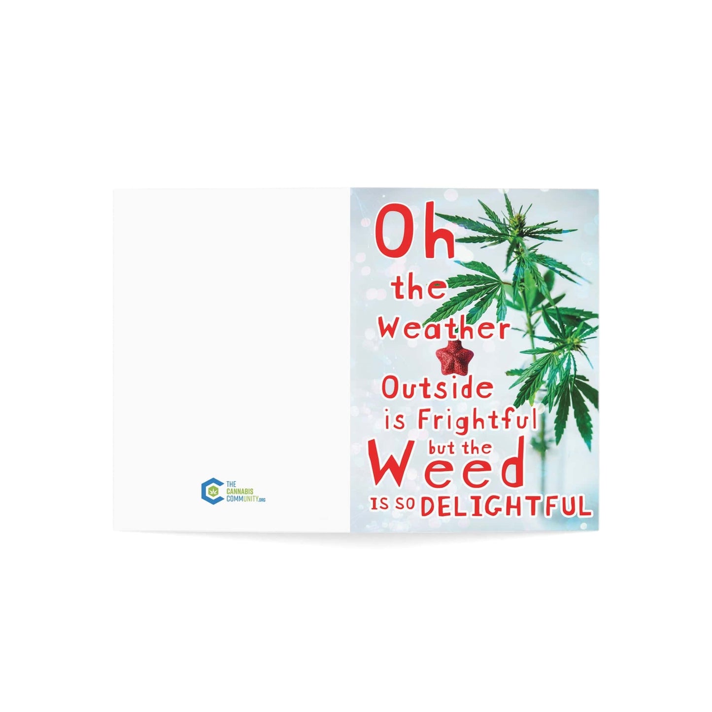 Weed is So Delightful Greeting Cards (1, 10, 30, and 50pcs)