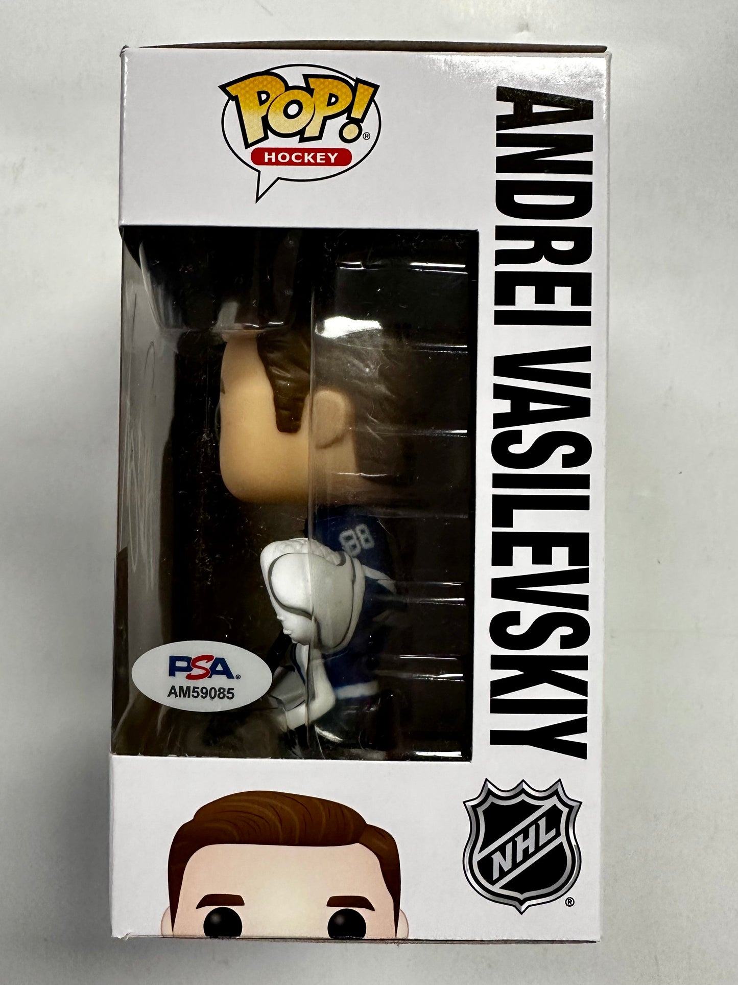 Andrei Vasilevskiy Signed Tampa Bay Lightning Funko Pop! #56 With PSA COA NHL