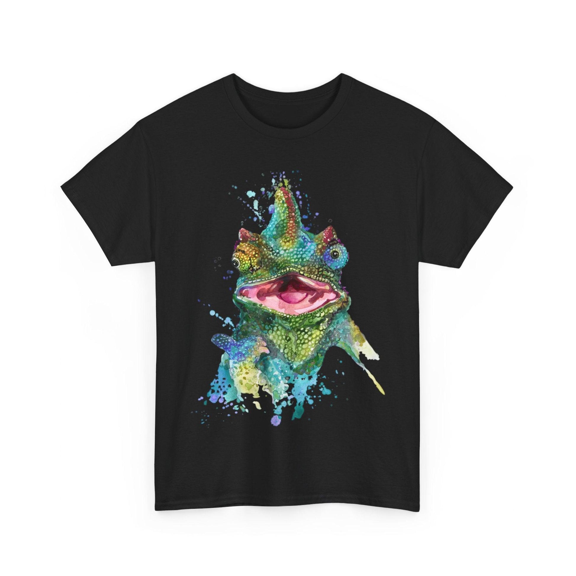 Wild Lizard Graphic Unisex Heavy Cotton Tee - Premium T-Shirt from Printify - Just $15.13! Shop now at Lizard Vigilante