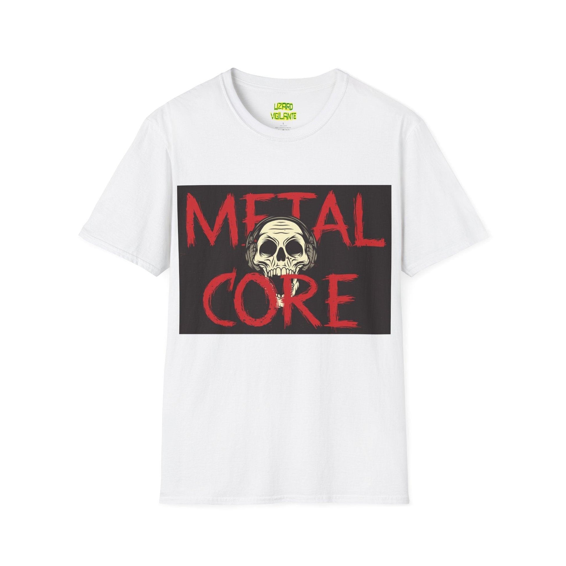 METAL CORE Skull Unisex Softstyle T-Shirt - Lizard Vigilante