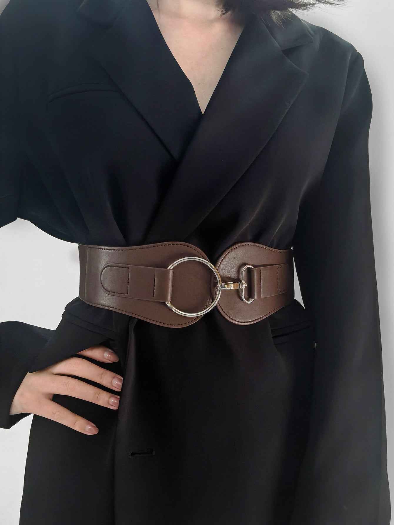 Elastic Wide Belt - Stylish & Durable Accessory