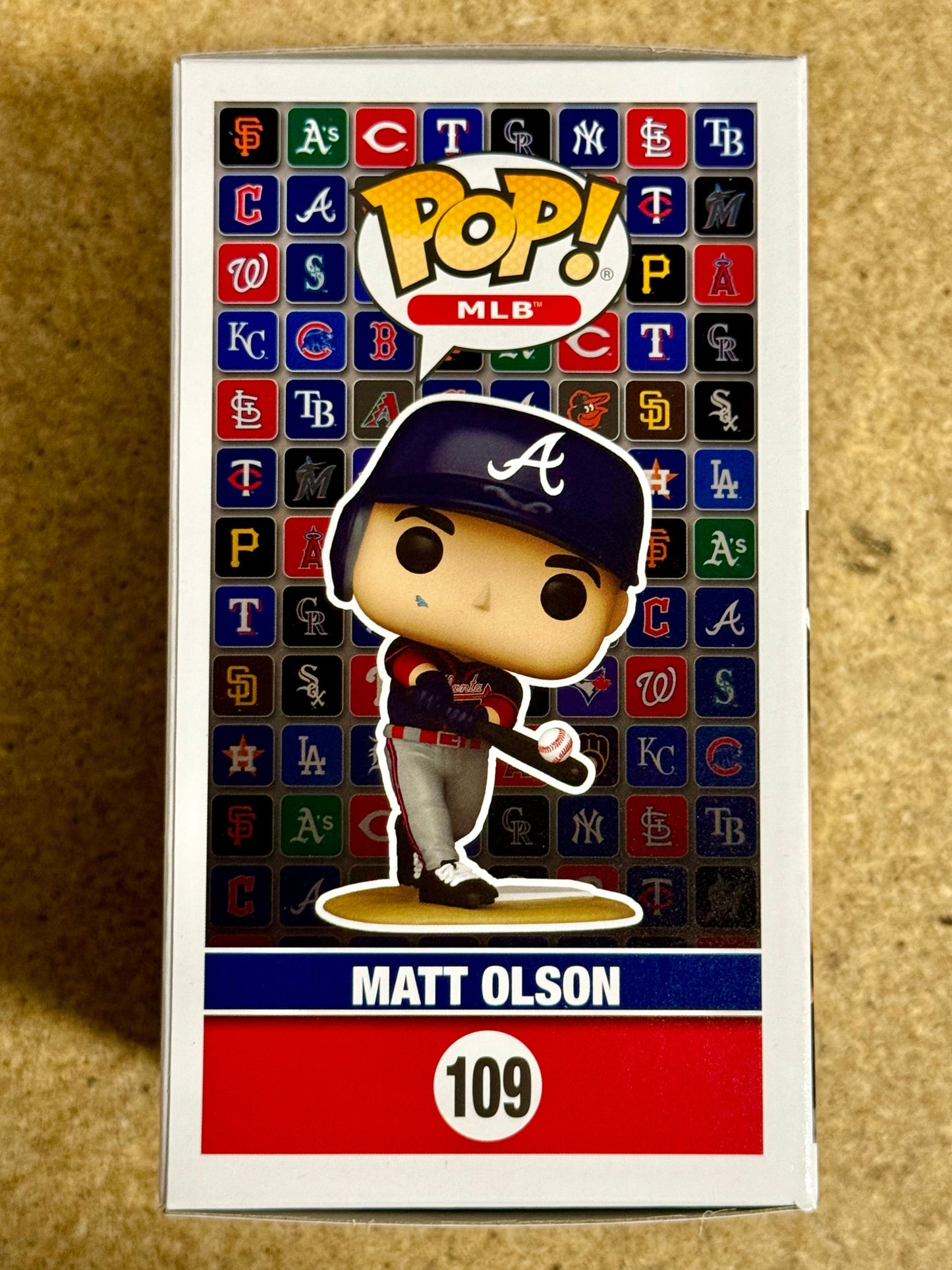 Funko Pop! MLB Matt Olson #109 Atlanta Braves Baseball 2024 First Baseman