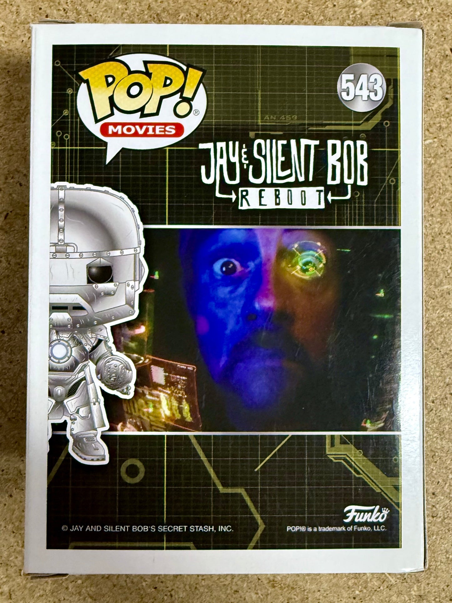 Kevin Smith Signed Iron Bob Funko Pop! #543 Jay And Silent Bob Reboot SDCC 2020 Exclusive With JSA COA