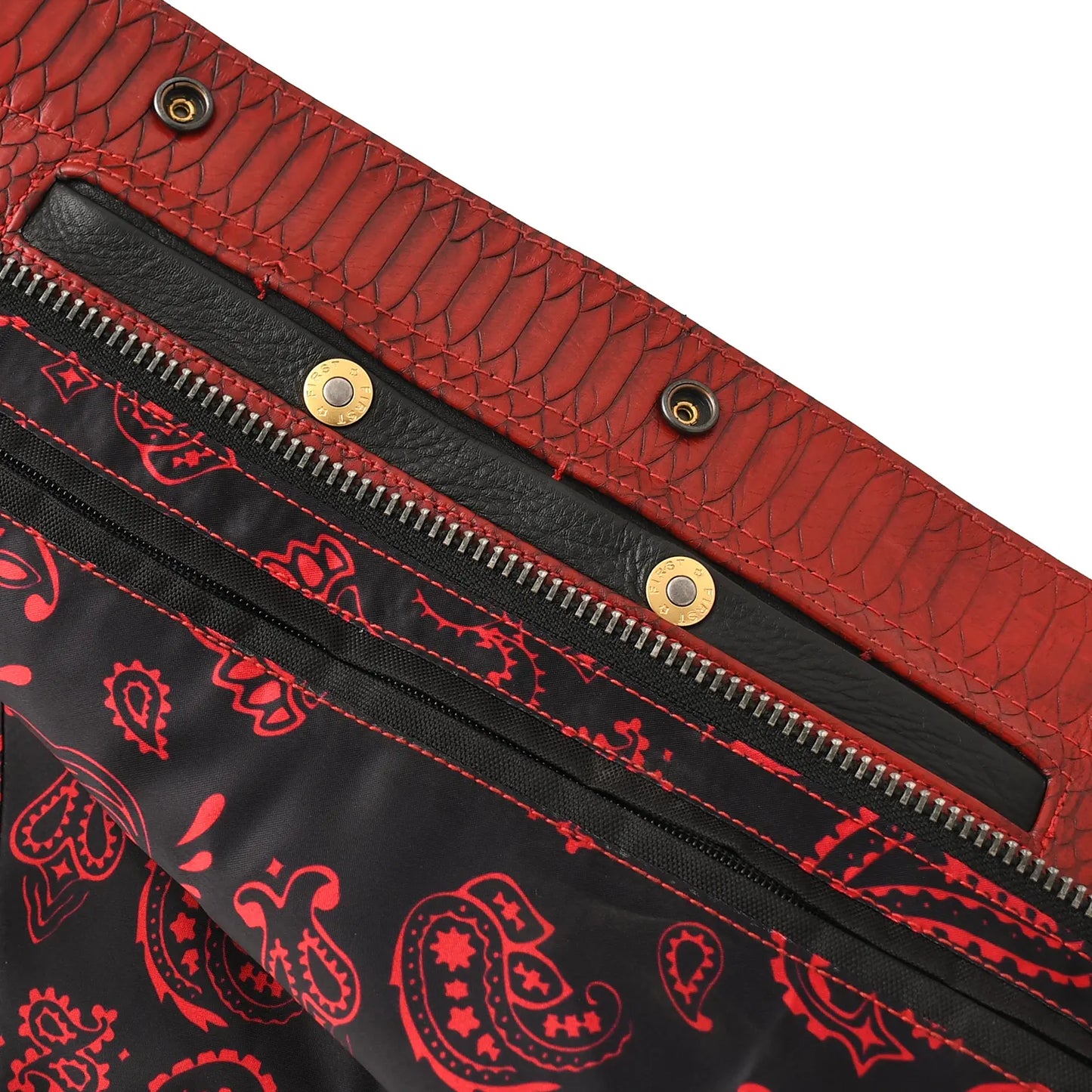 Kingsnake Men’s Motorcycle Leather Vest