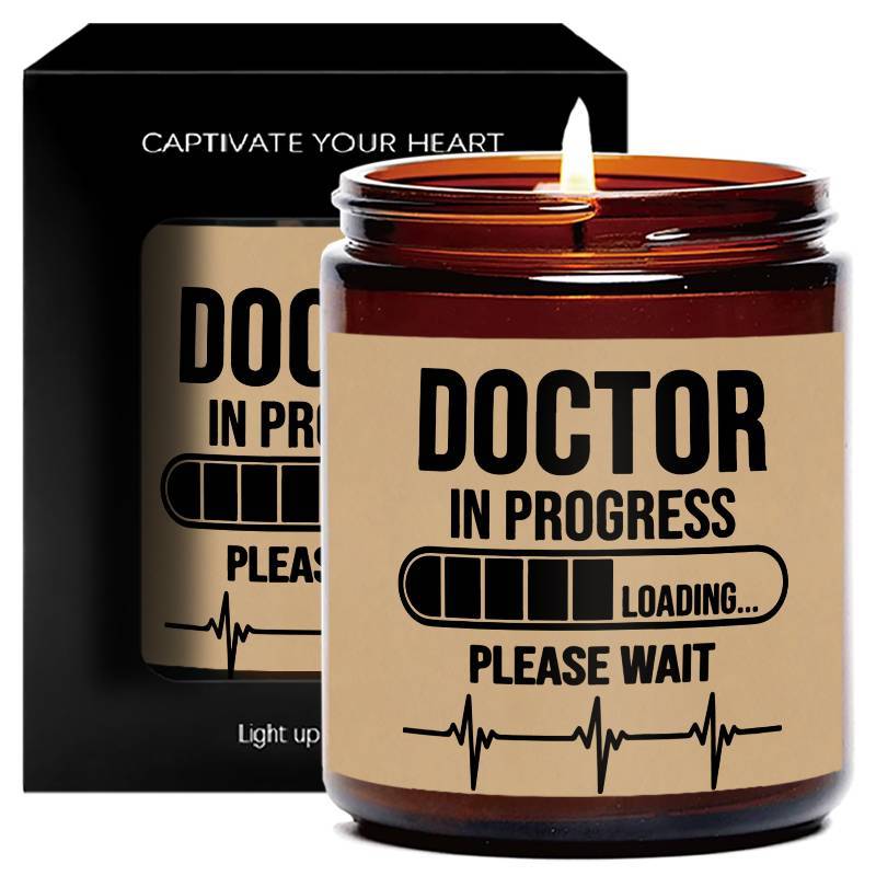 One Lavender Scented Candle, 5.3 Ounces, Made from Soybean Wax. A Great Gift Idea for Doctors, Physicians, And Medical Professionals, Suitable for Both Men And Women, As Well As And . Perfect for Birthdays, Christmas, Thanksg