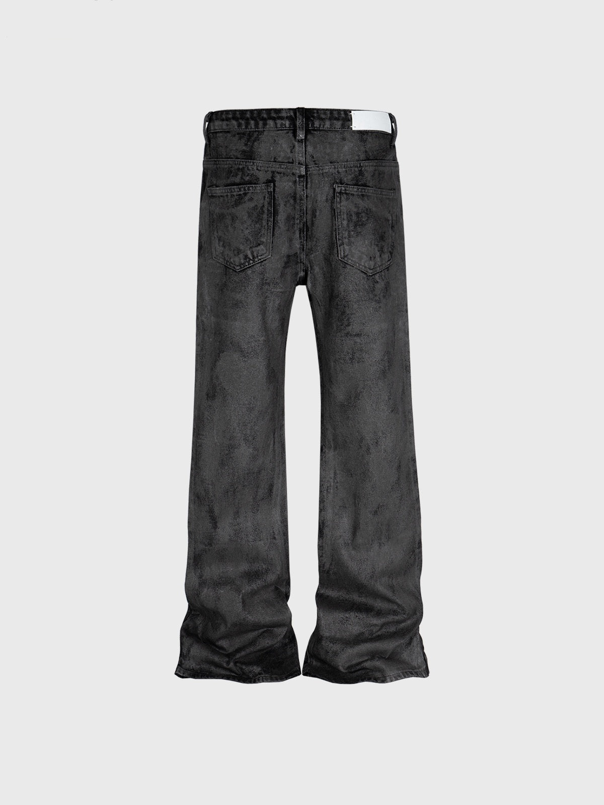 Men's Wide Leg Black Trousers Skinny Jeans