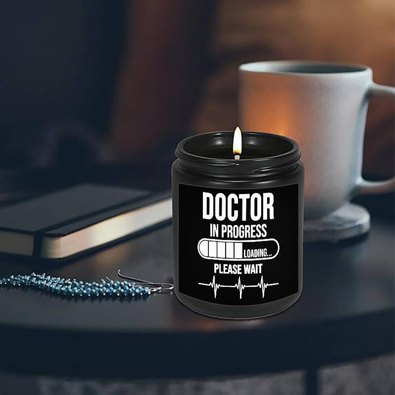 One Lavender Scented Candle, 5.3 Ounces, Made from Soybean Wax. A Great Gift Idea for Doctors, Physicians, And Medical Professionals, Suitable for Both Men And Women, As Well As And . Perfect for Birthdays, Christmas, Thanksg