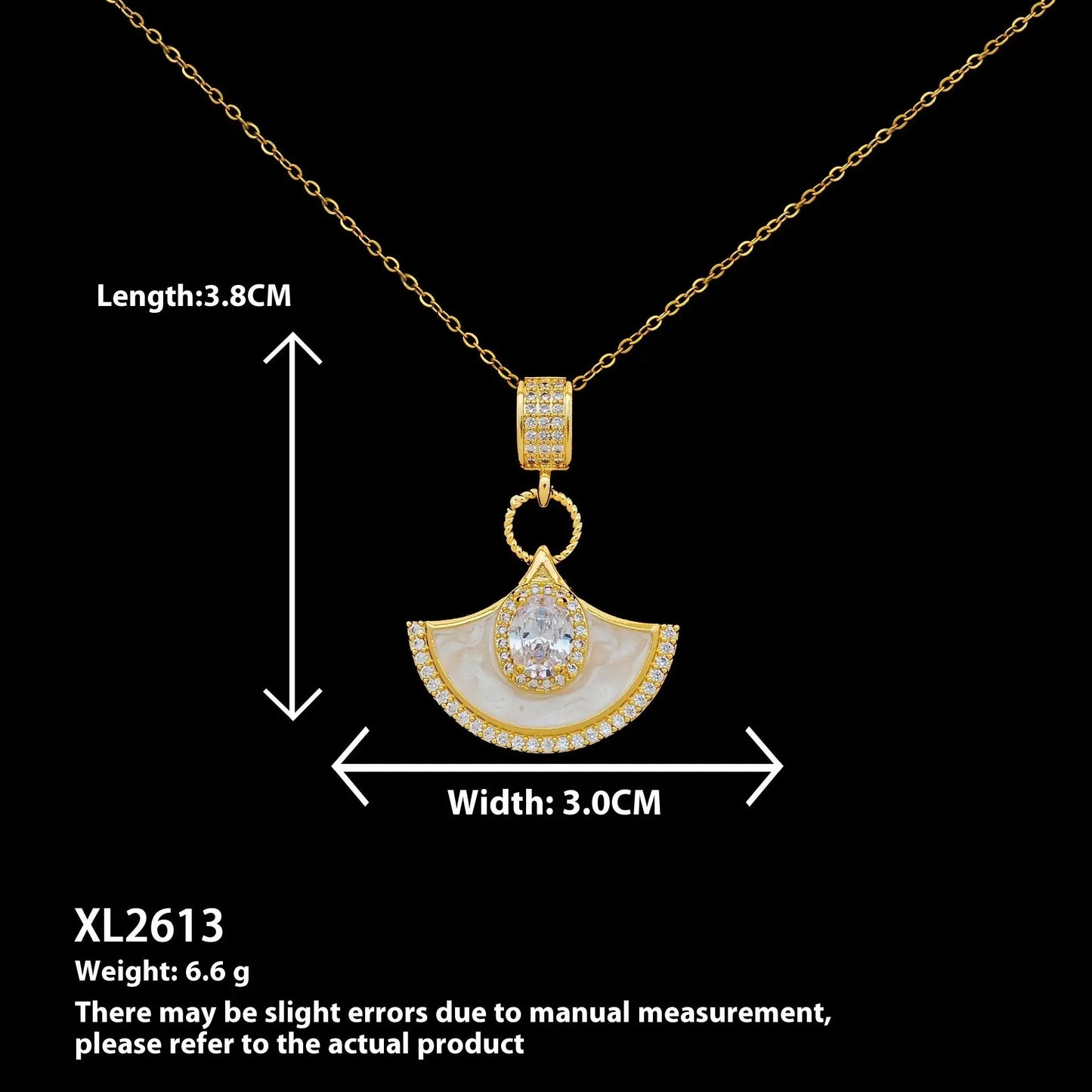 European And American Moon Necklace Niche Non-fading High-grade Accessories