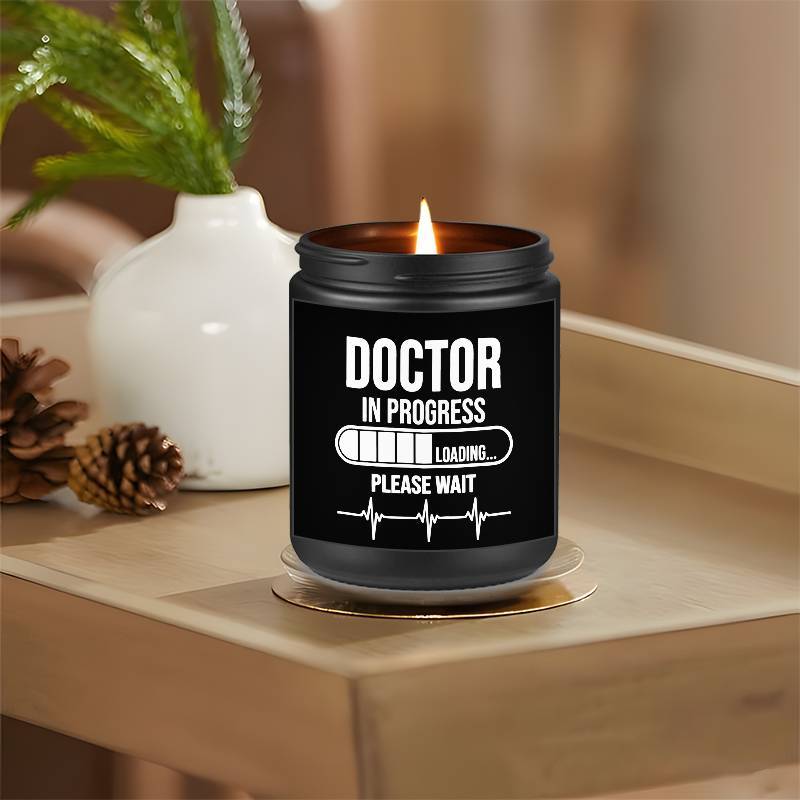 One Lavender Scented Candle, 5.3 Ounces, Made from Soybean Wax. A Great Gift Idea for Doctors, Physicians, And Medical Professionals, Suitable for Both Men And Women, As Well As And . Perfect for Birthdays, Christmas, Thanksg