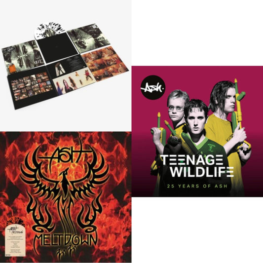 Teenage Wildlife - 25 Years Of Ash & 1977 (Splatter LP Vinyl) & Meltdown (Splatter Edition)