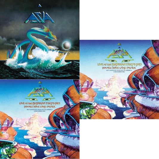Asia In Asia - Live At The Budokan, Tokyo, 1983 (Deluxe Box Set/2LP/2CD/Blu-Ray/Etc.) & Asia In Asia - Live At The Budokan, Tokyo, 1983 (2LP) & Asia
