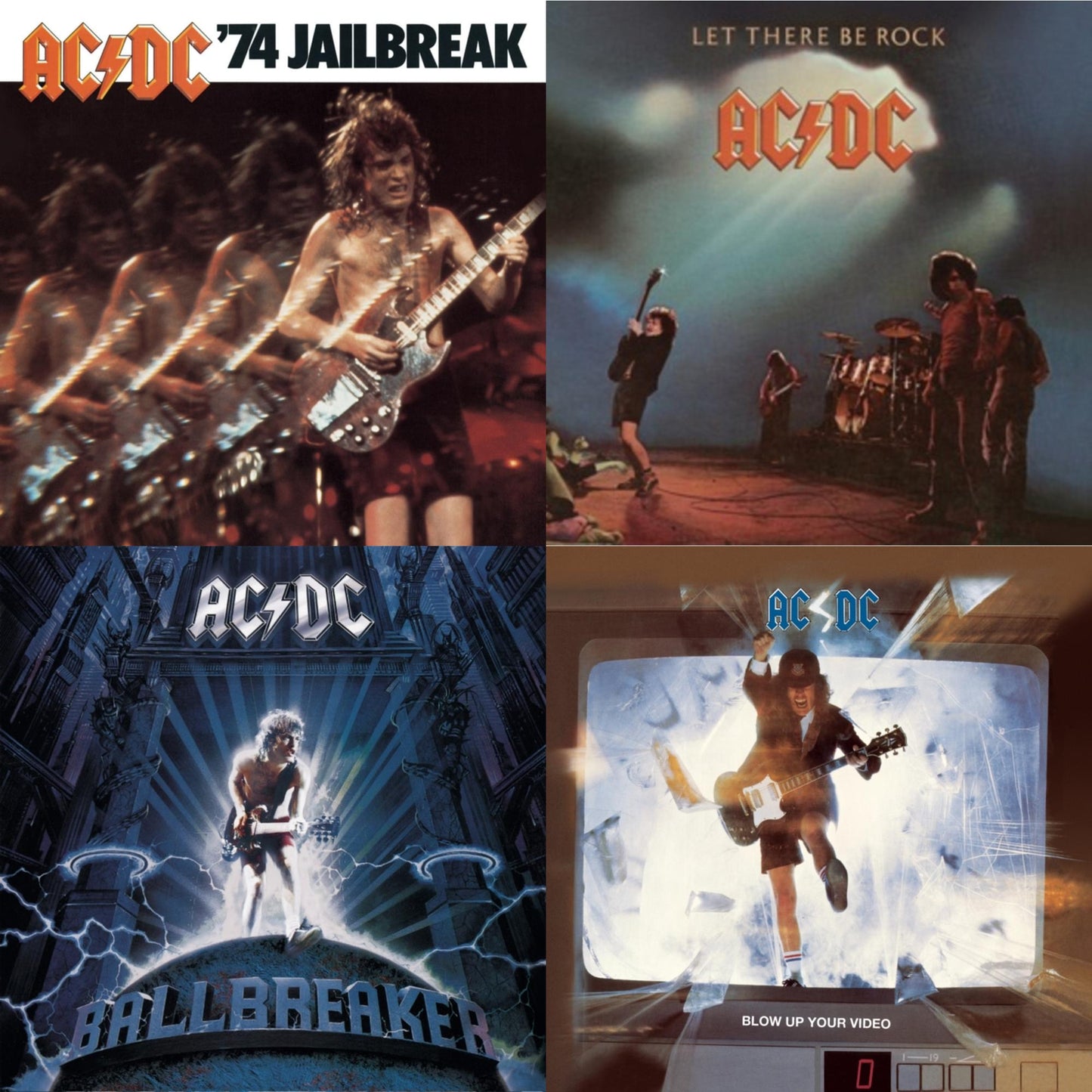 74 Jailbreak & Let There Be Rock & Ballbreaker & Blow Up Your Video