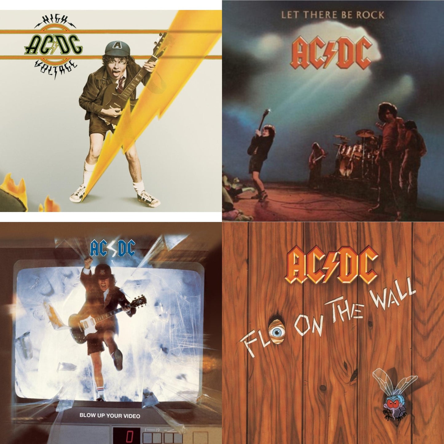 High Voltage & Let There Be Rock & Blow Up Your Video & Fly On The Wall
