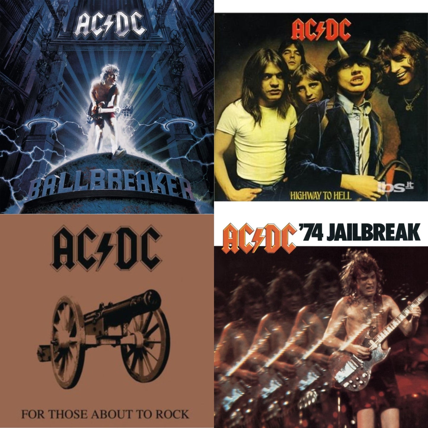 74 Jailbreak & Highway To Hell & For Those About To Rock & Ballbreaker