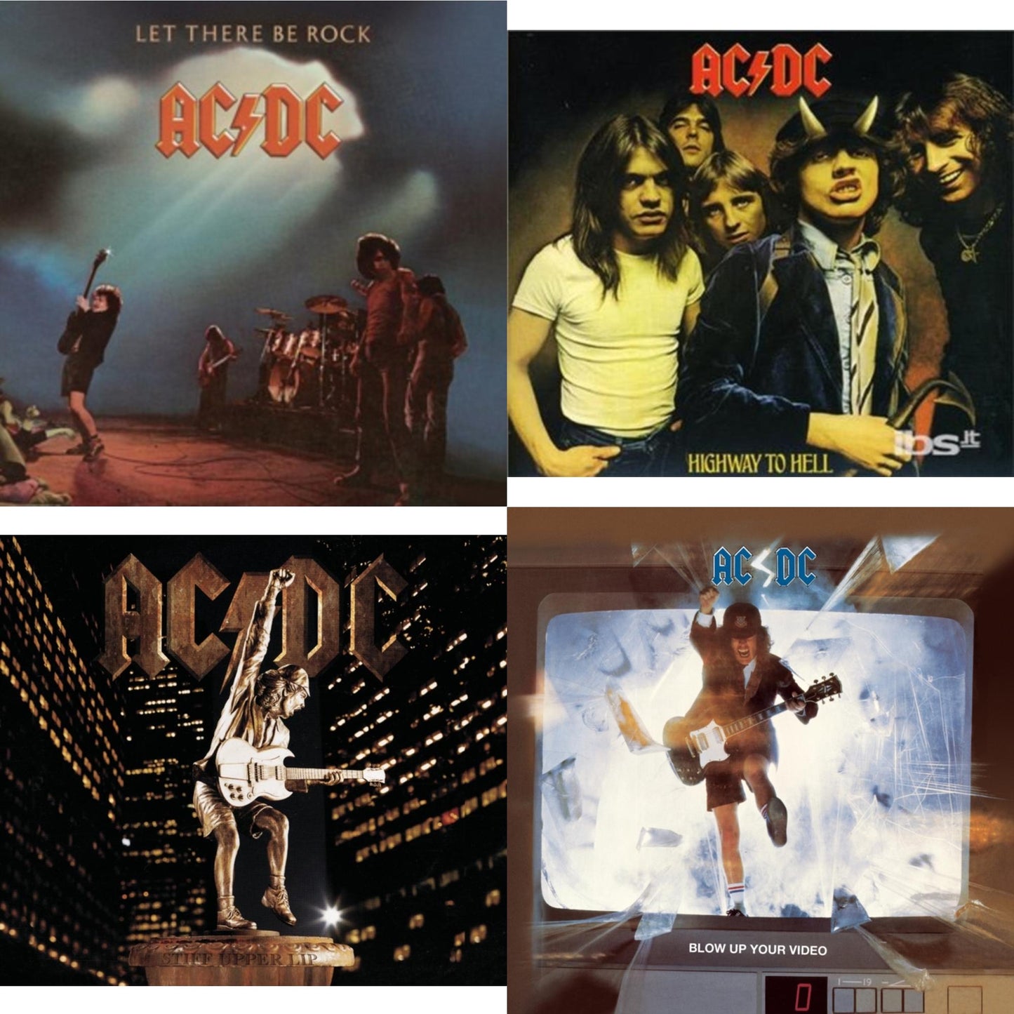 Let There Be Rock & Highway To Hell & Stiff Upper Lip & Blow Up Your Video
