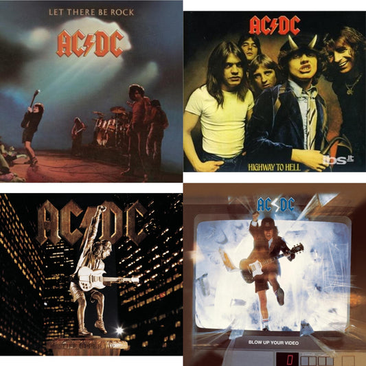 Let There Be Rock & Highway To Hell & Stiff Upper Lip & Blow Up Your Video