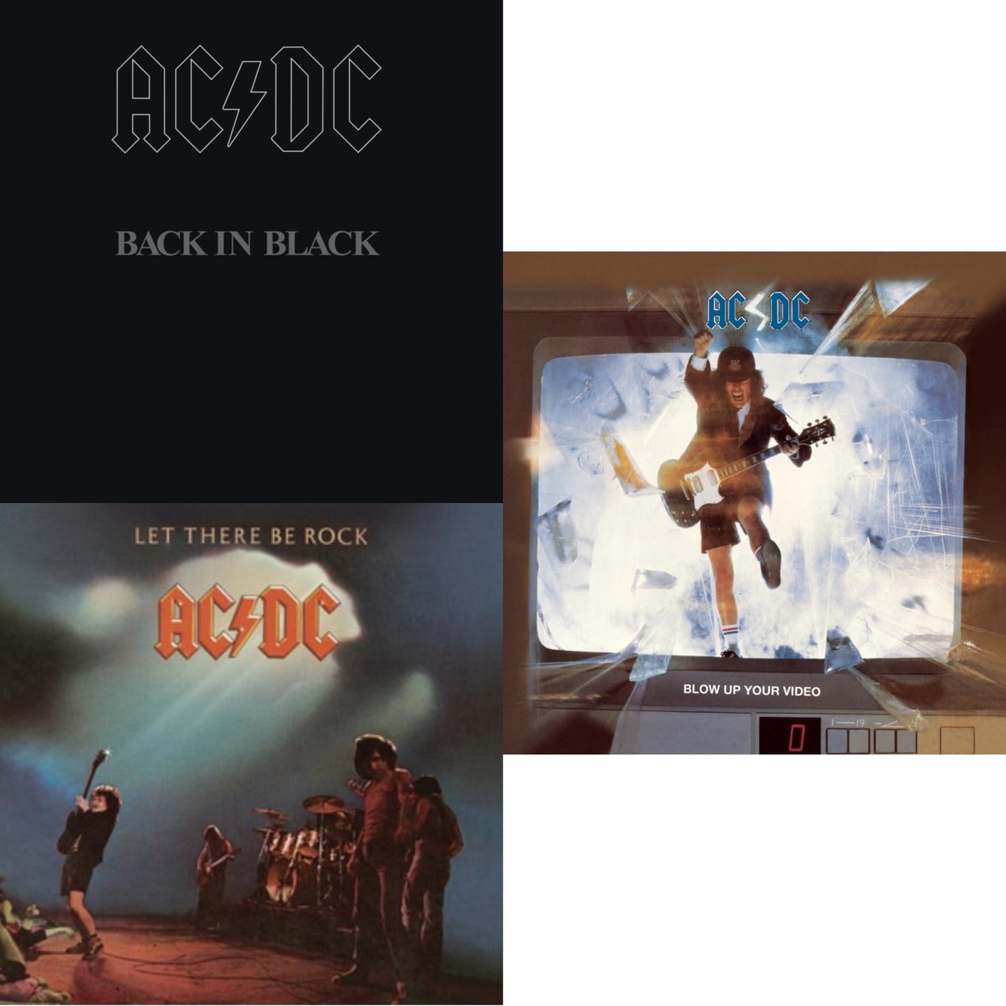 Let There Be Rock & Back In Black & Blow Up Your Video
