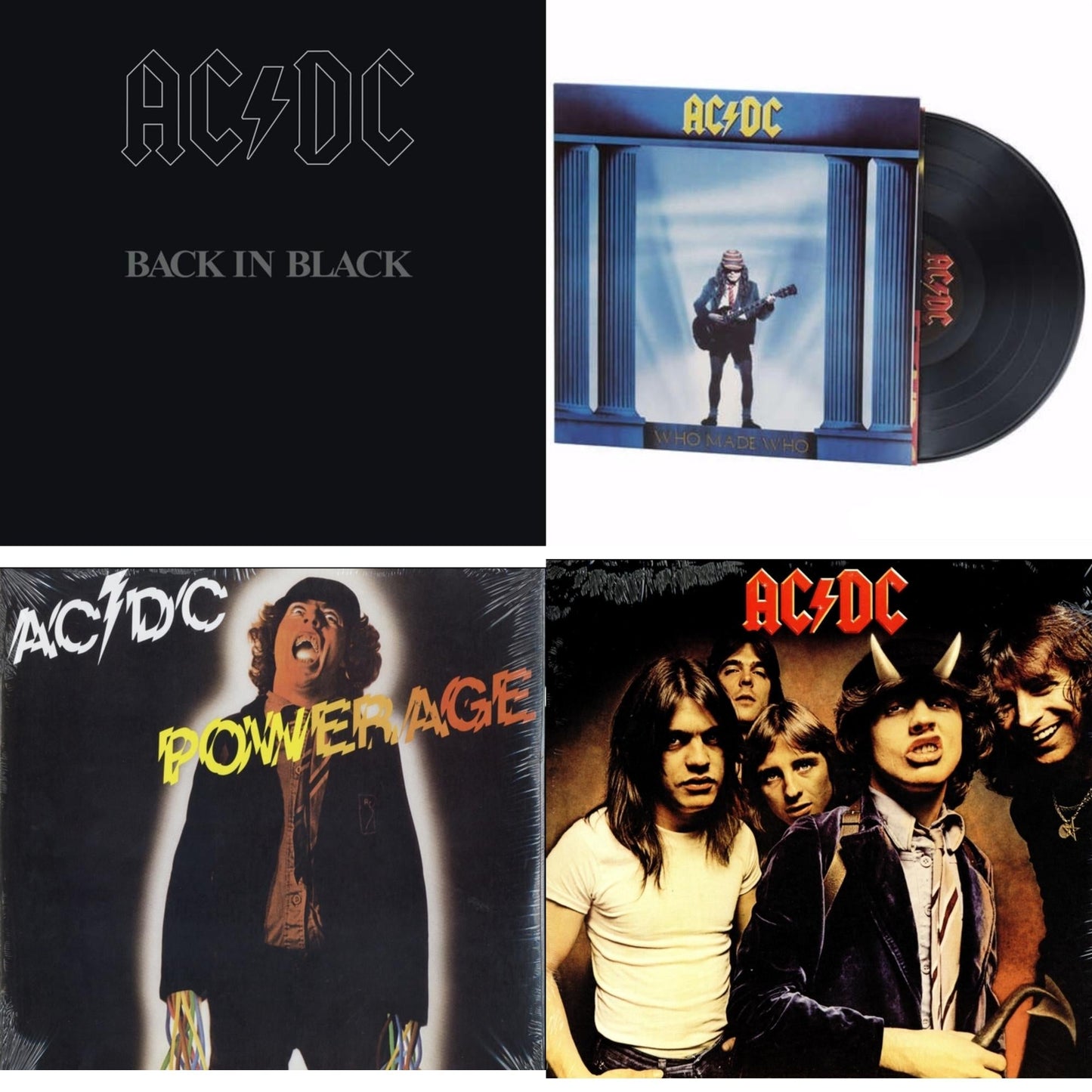 Powerage (180G) & Highway To Hell (180G) & Back In Black (180G) & Who Made Who (180G)