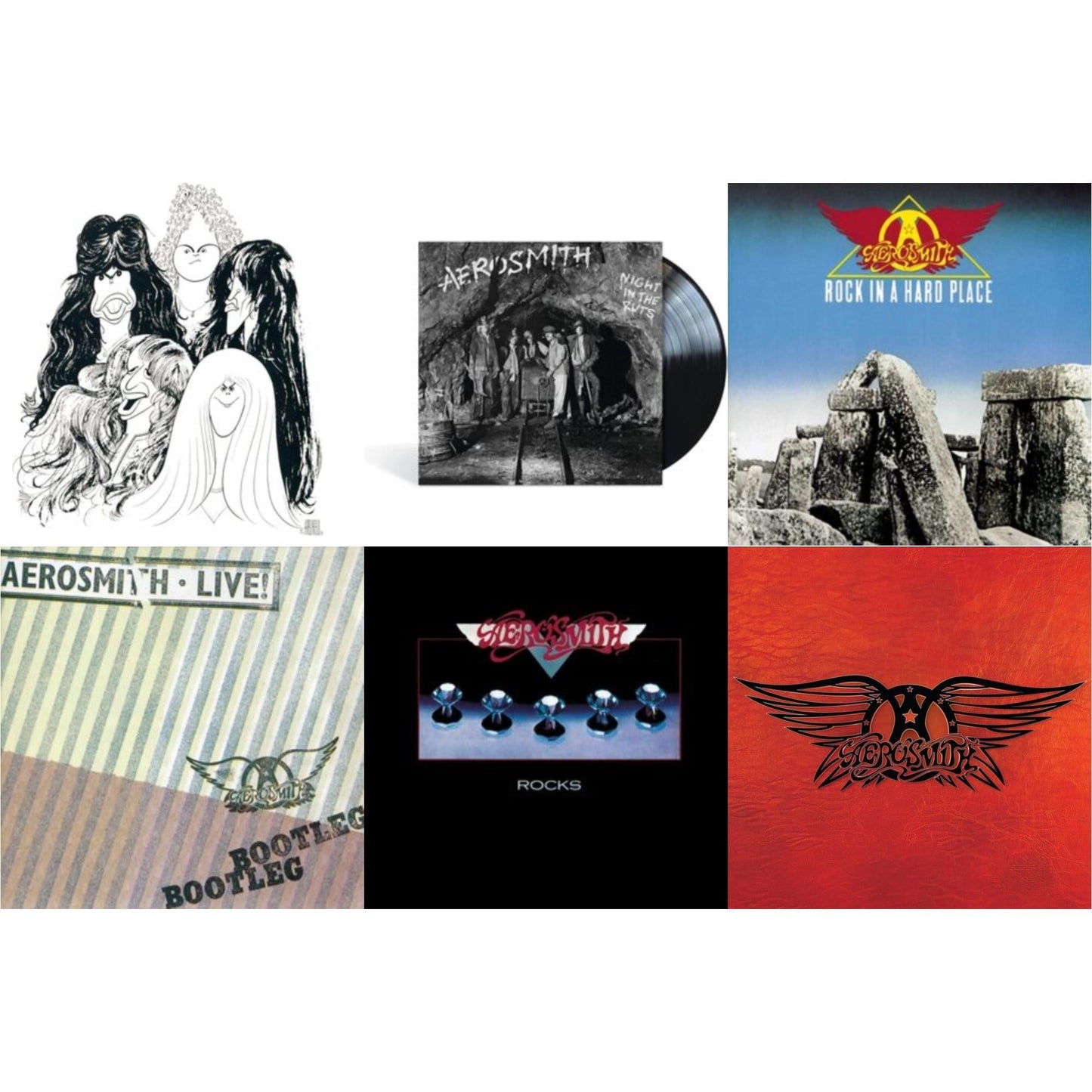 Greatest Hits & Night In The Ruts & Rocks & Rock In A Hard Place & Live! Bootleg (2LP) & Draw The Line