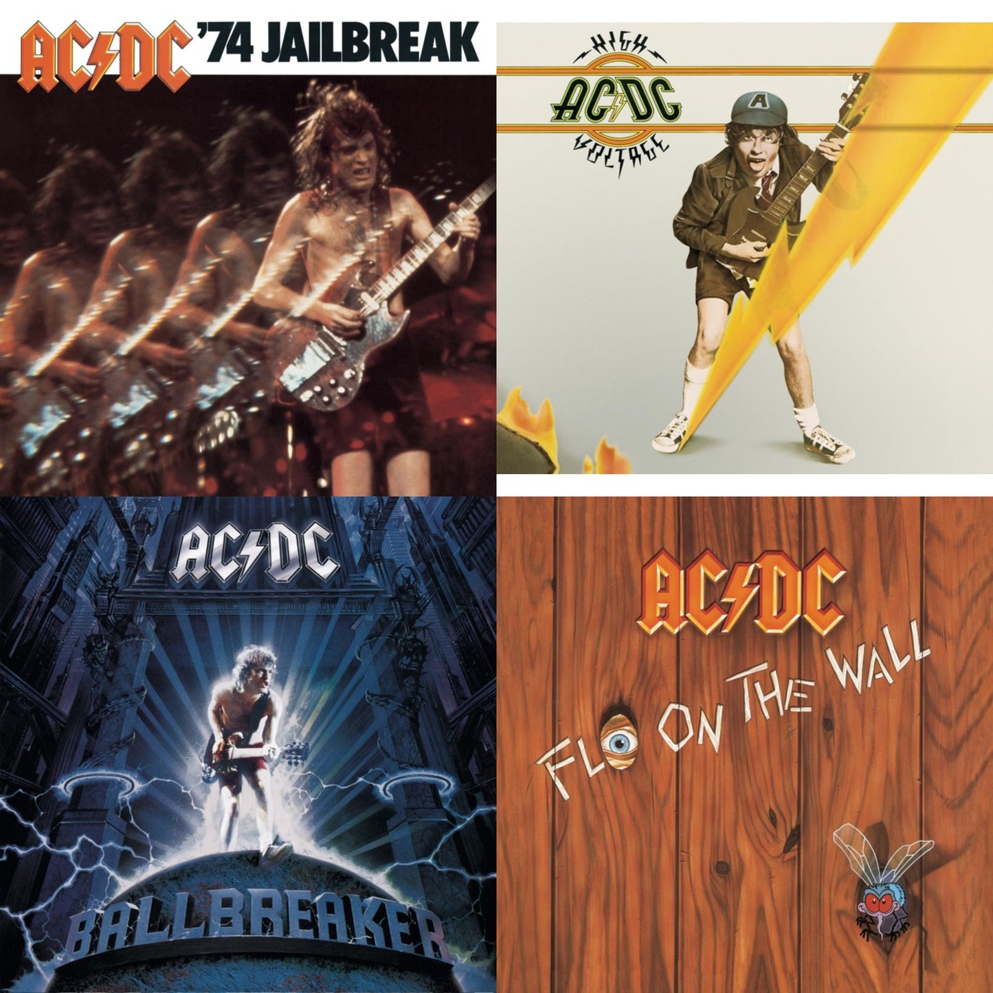 74 Jailbreak & High Voltage & Ballbreaker & Fly On The Wall