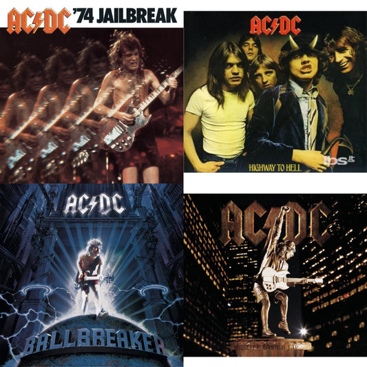 74 Jailbreak & Highway To Hell & Ballbreaker & Stiff Upper Lip