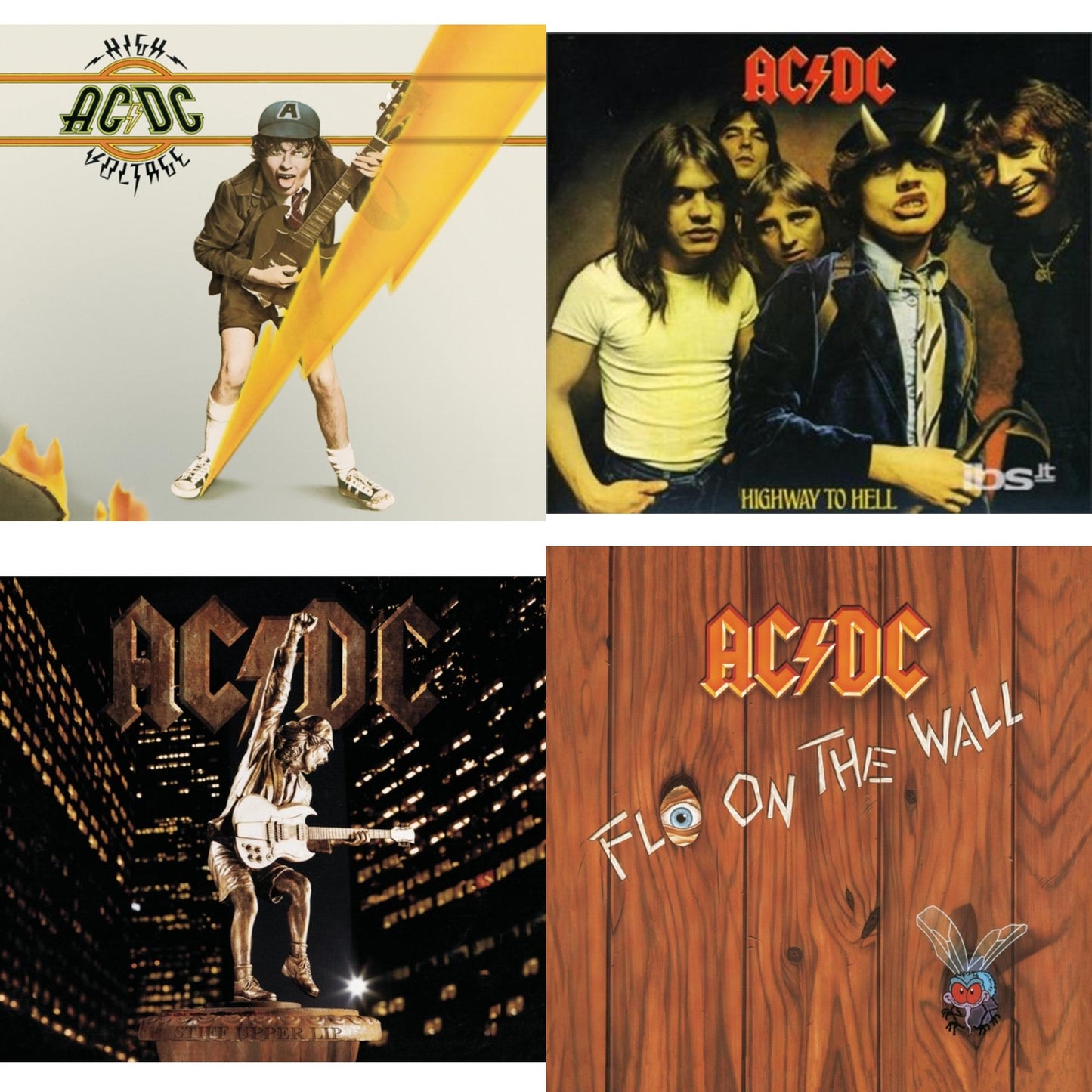 High Voltage & Highway To Hell & Stiff Upper Lip & Fly On The Wall