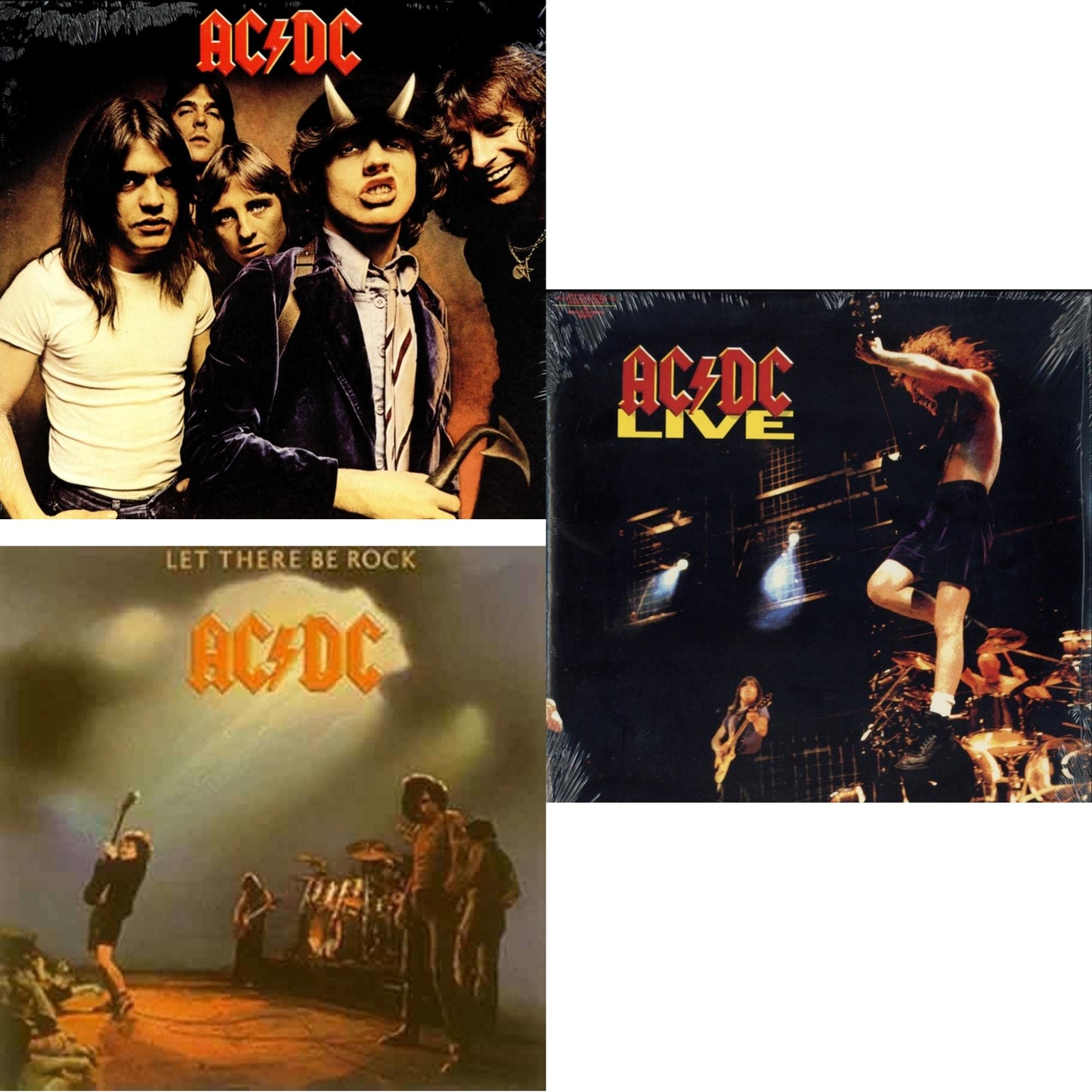 Let There Be Rock (180G) & Highway To Hell (180G) & Live (2LP/180G)