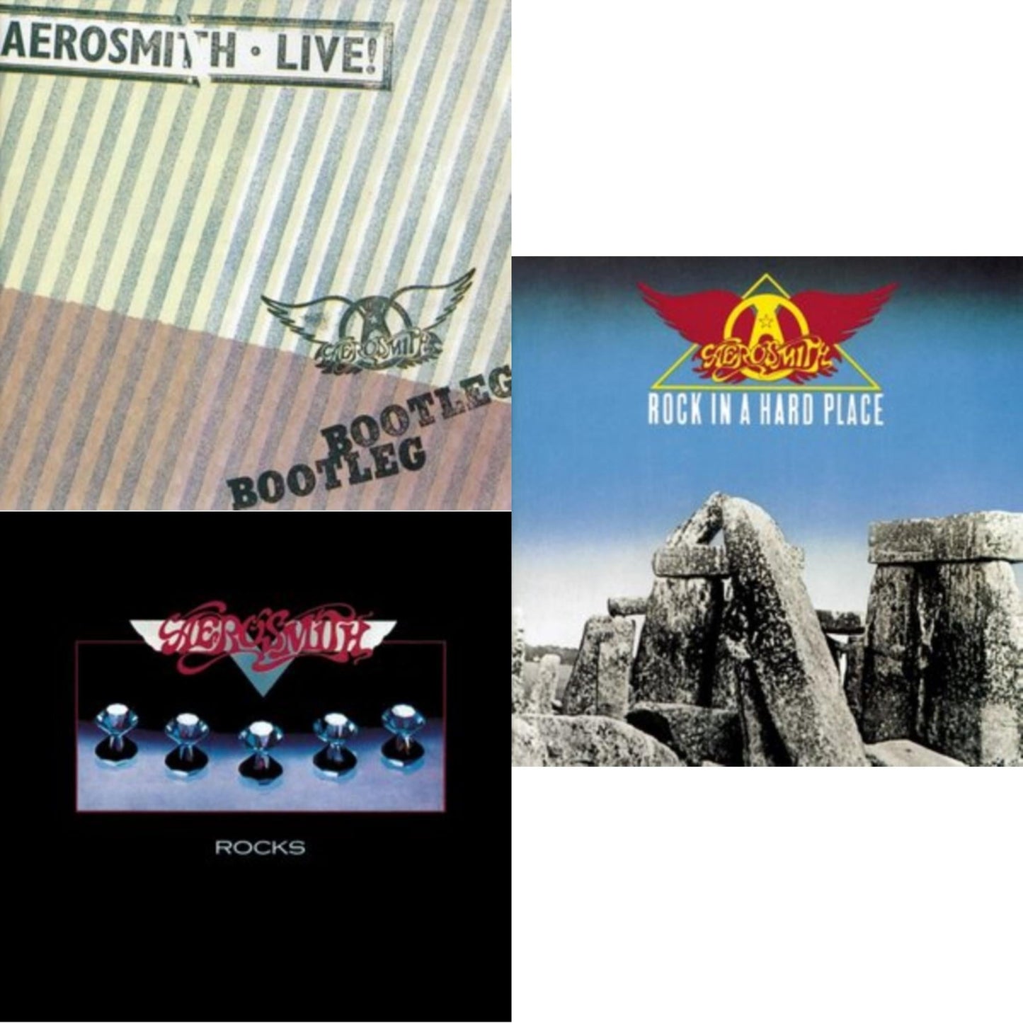 Rocks & Rock In A Hard Place & Live! Bootleg (2LP)