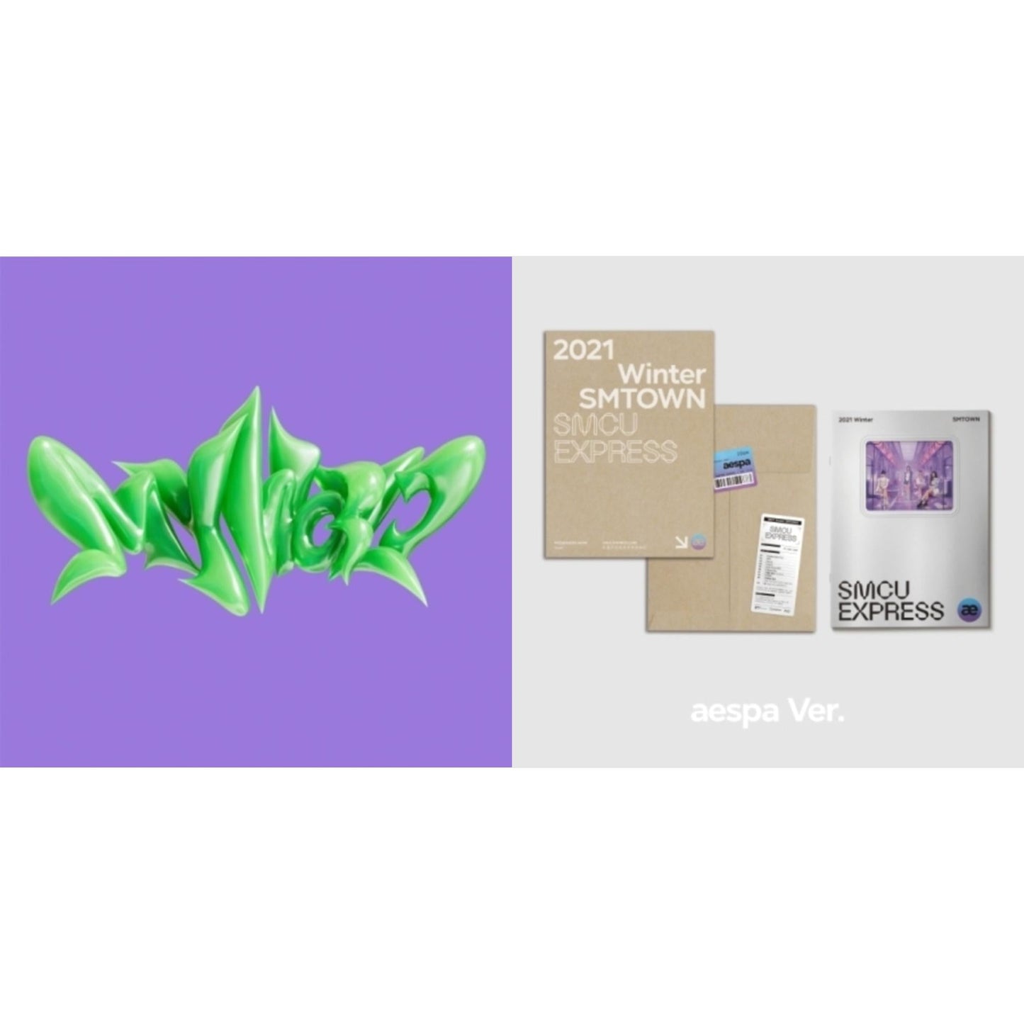 My World (3Rd Mini Album/Tabloid Version) & 2021 Winter Smtown: Smcu Exrpess (Aespa)