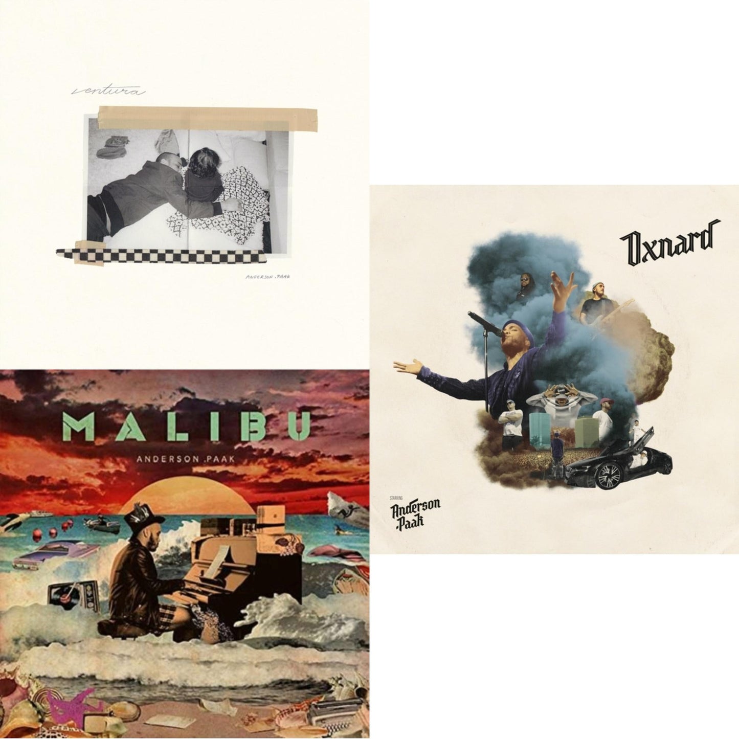 Anderson.Paak - Ventura & Oxnard & Malibu (180G) - LP Vinyl Bundle