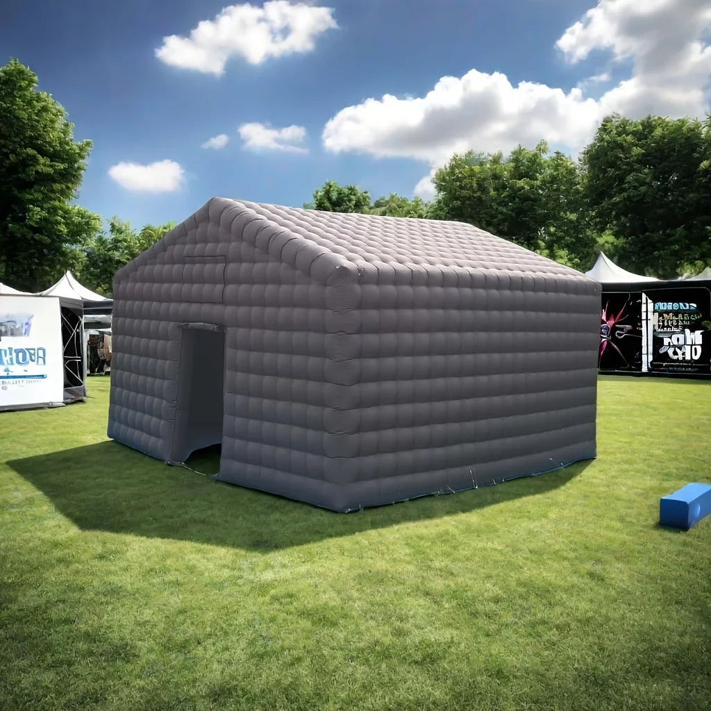 Event Horizon Inflatable Nightclub™ – 20FT Black LED Disco Cube Tent with Custom Logo Area – Portable Party Pavilion for Weddings, Festivals, and More - Premium bounce house from Lizard Vigilante - Just $1281.08! Shop now at Lizard Vigilante