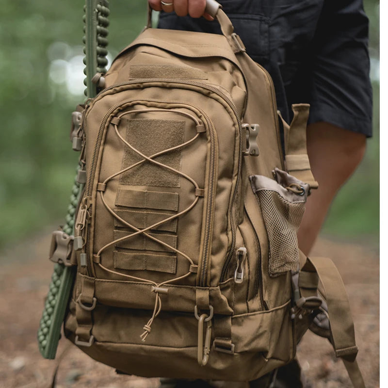 LQARMY 65L Tactical Expandable Warpack – Heavy-Duty Military Grade MOLLE Rucksack for Apocalypse-Ready Hiking, Camping, Travel & Combat - Premium bag from dsers - Just $80.99! Shop now at Lizard Vigilante