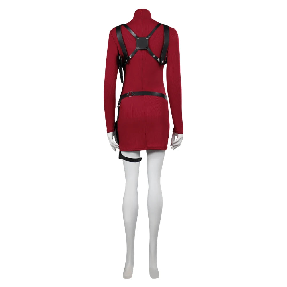 Female Resident 4 Cosplay Costume Ada Wong Dress Belt Outfits Fantasia Halloween Carnival Disguise Suit For Adult Women Girls - Premium costume from Lizard Vigilante - Just $28.99! Shop now at Lizard Vigilante