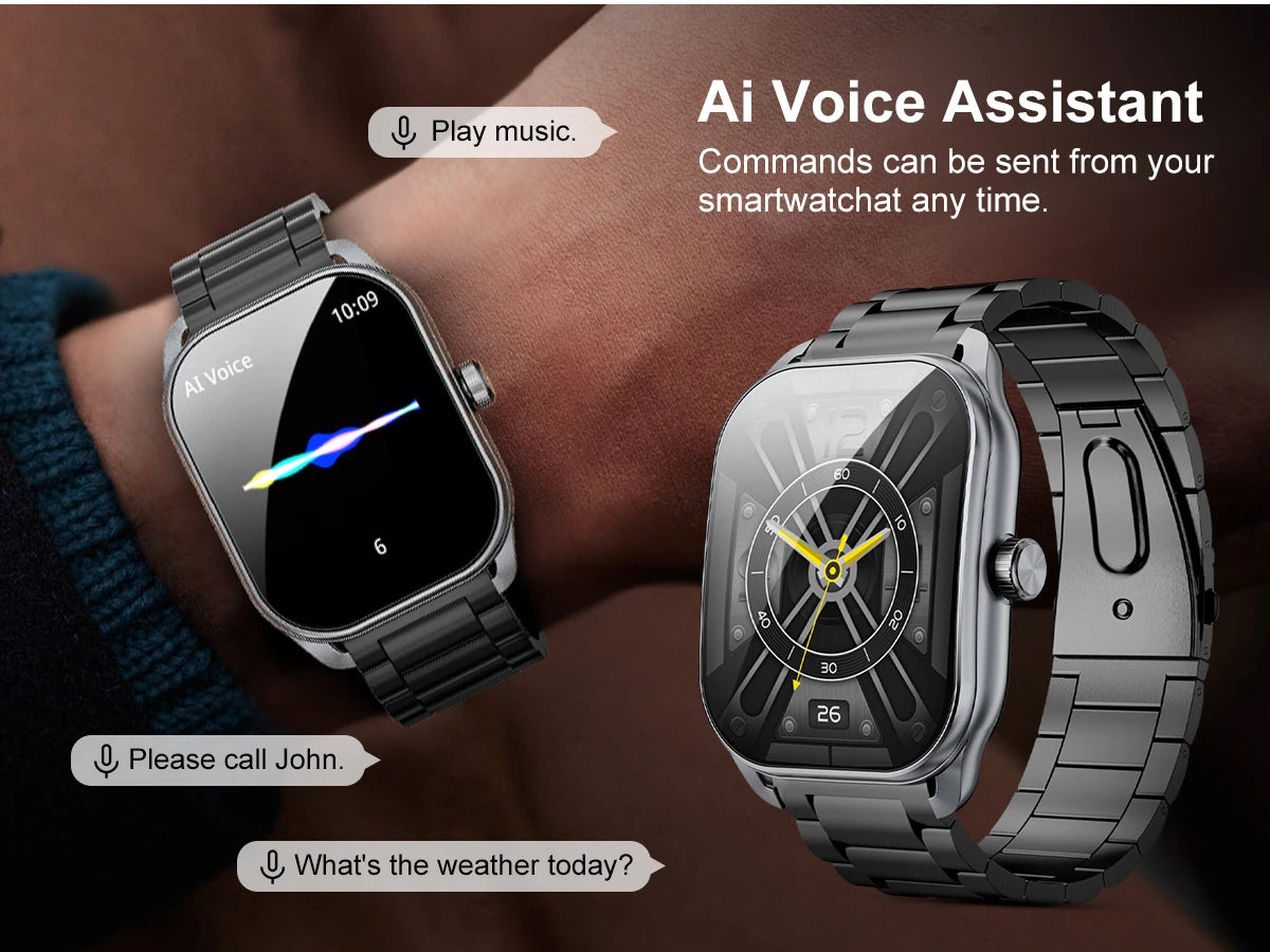 Karchilor Titan Edge Smartwatch 2.01-Inch Curved Screen – Bluetooth Calls, IP68, and Hardcore Fitness Tracking