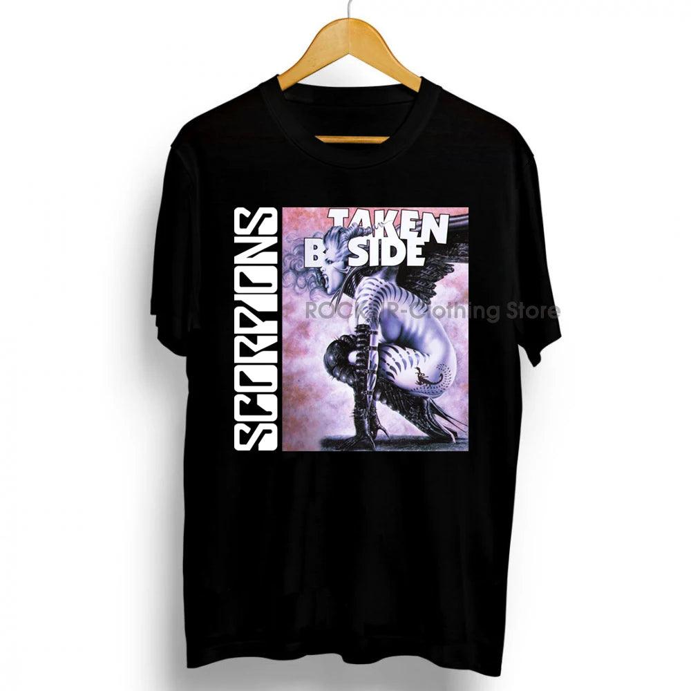 Scorpions 56th Anniversary T-Shirt – Heavy Metal Rock Band – Blackout Cotton Round Neck Graphic Tee - Premium T-Shirt from Lizard Vigilante - Just $22.99! Shop now at Lizard Vigilante