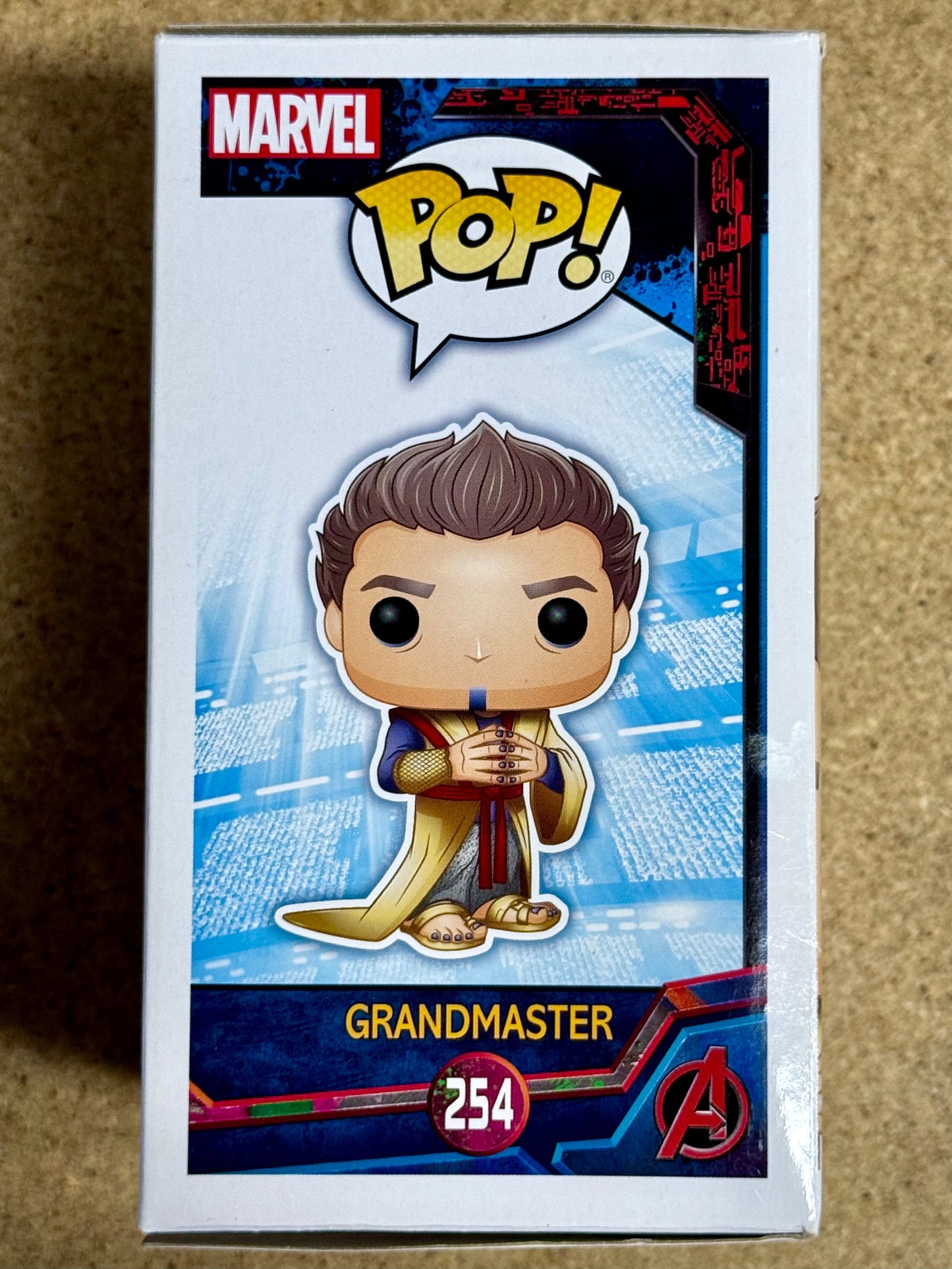 Jeff Goldblum Signed Thor Ragnorak Grandmaster NYCC Vaulted Exclusive Funko Pop! #254 With PSA COA