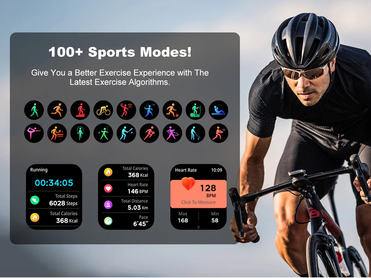 Karchilor Titan Edge Smartwatch 2.01-Inch Curved Screen – Bluetooth Calls, IP68, and Hardcore Fitness Tracking