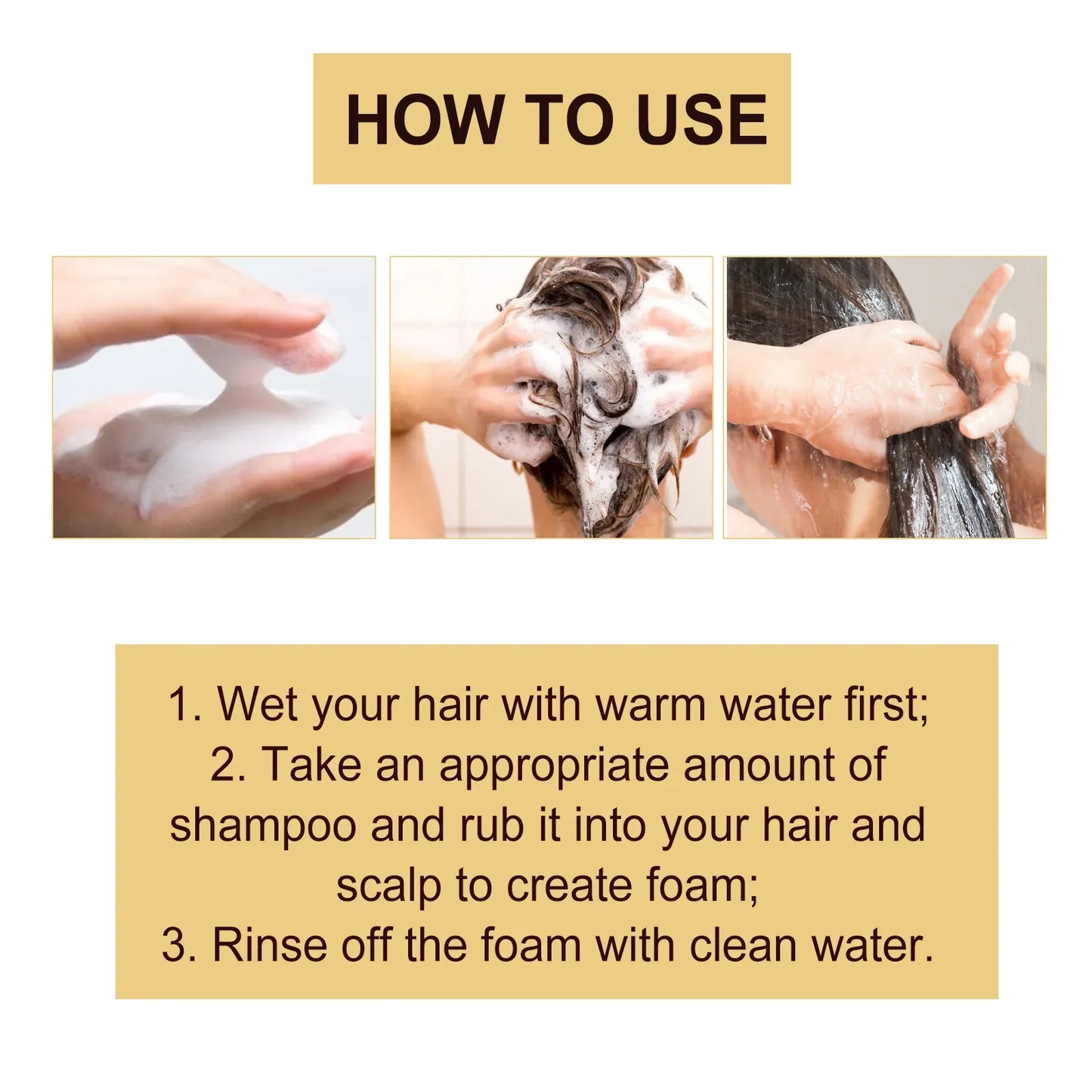 Collagen Shampoo Prevent Hair Loss Hair Breakage Treatment Nourish Hair Roots Frizzy Remover Smoothing Brightening Shampoo 100ml