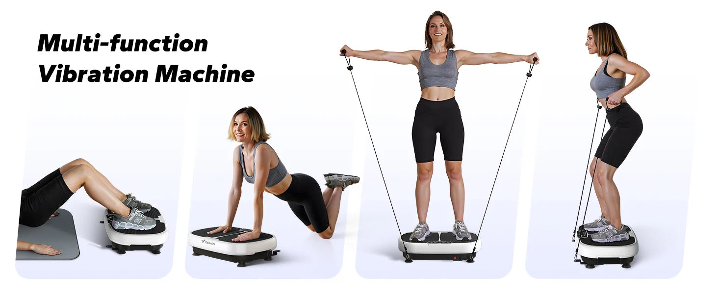 MERACH EMS Vibration Plate Beast — Crush Fat, Pain & Sleep Like a Rockstar with 99 Speeds & Muscle-Blasting EMS Power - Premium vibration exercise machine from dsers - Just $164.99! Shop now at Lizard Vigilante