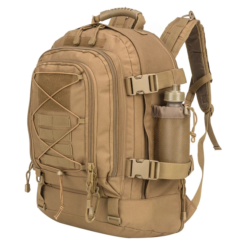 LQARMY 65L Tactical Expandable Warpack – Heavy-Duty Military Grade MOLLE Rucksack for Apocalypse-Ready Hiking, Camping, Travel & Combat - Premium bag from dsers - Just $80.99! Shop now at Lizard Vigilante