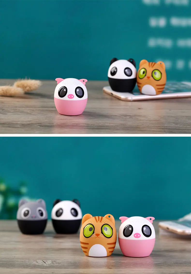 Bluetooth Speaker Outdoor Audio Pet Mini TWS Party Speaker Cartoon Animal Speaker Christmas The Best Choice for a Child's Gift