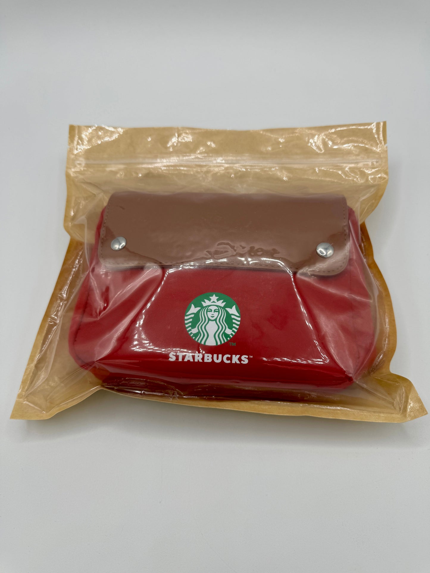 Starbucks Thailand Red Crossbody Mixed Nuts Bag