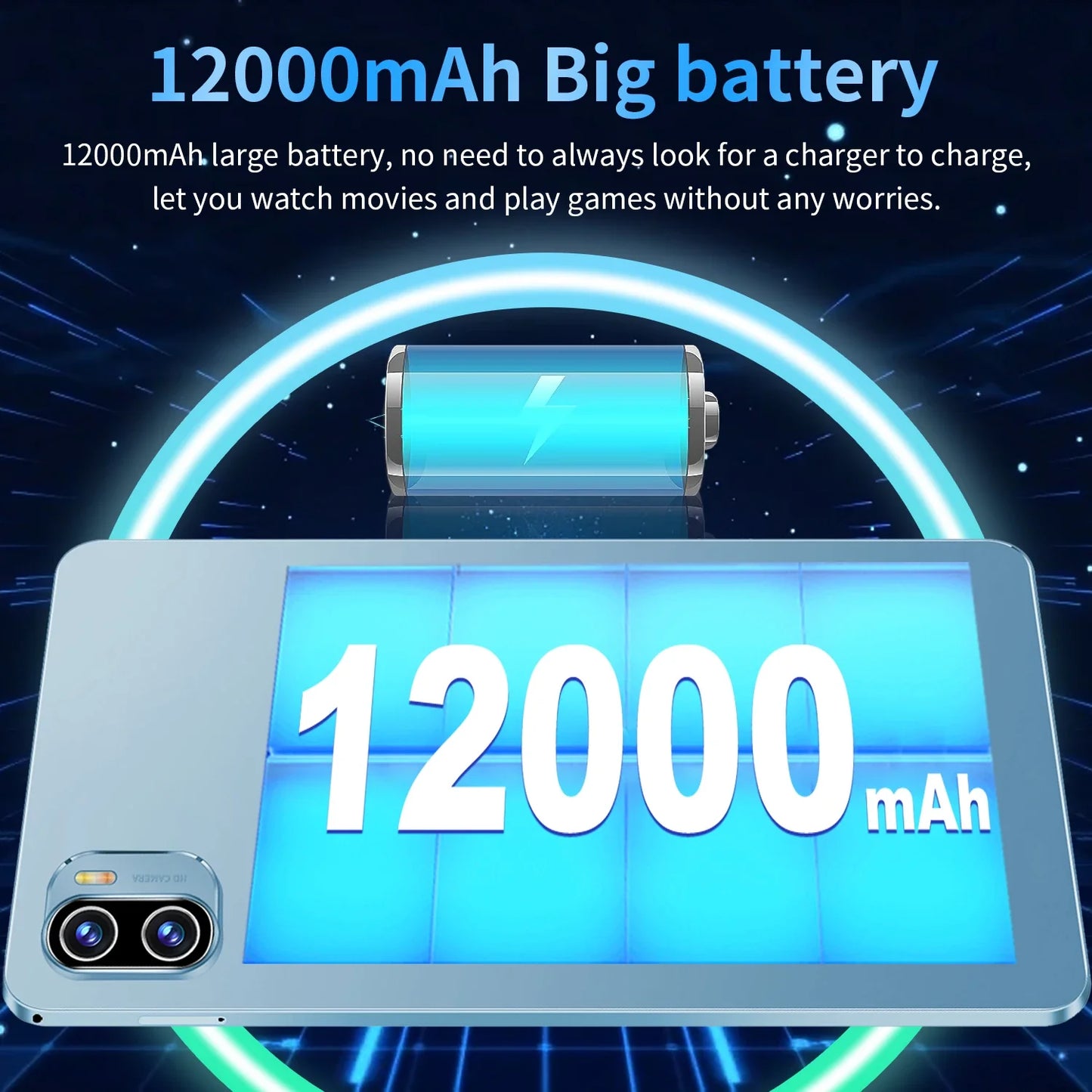 2025 New 10.36Inch Original Tablet 16GB Ram 1TB Rom Android13.0 Dual SIM 10 Core 12000mAh Bluetooth WIFI 5G Network Tablet PC