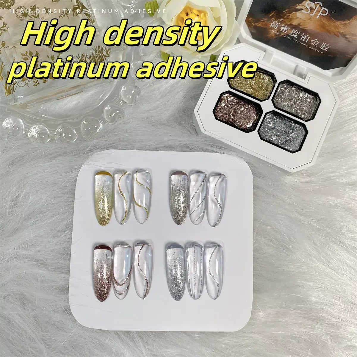 4 Colors Solid Nail Polish Palette Peelable UV/LED Polish Lacquer Salon Gel Nail Art Varnish Thanksgiving Gifts